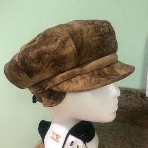 Leather hat
